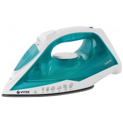 Утюг Vitek VT-8336 (белый/бирюзовый)