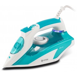 Утюг Vitek VT-8355 (белый/бирюзовый)