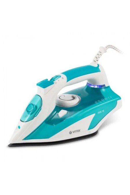 Утюг Vitek VT-8355 (белый/бирюзовый) 