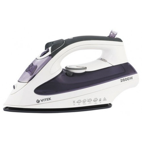 Утюг Vitek VT-8356 (белый/фиолетовый) 