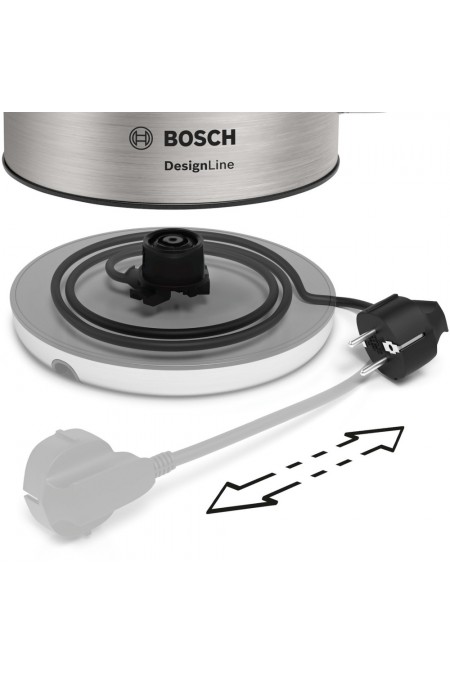 Электрочайник Bosch TWK4P440 (черный/серебристый) 9