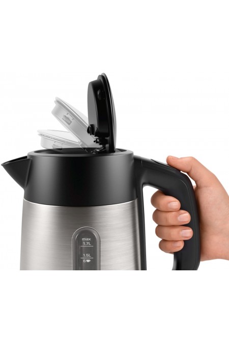 Электрочайник Bosch TWK4P440 (черный/серебристый) 1