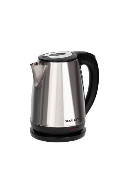 Электрочайник Scarlett SC-EK21S34 (серебристый/черный) 