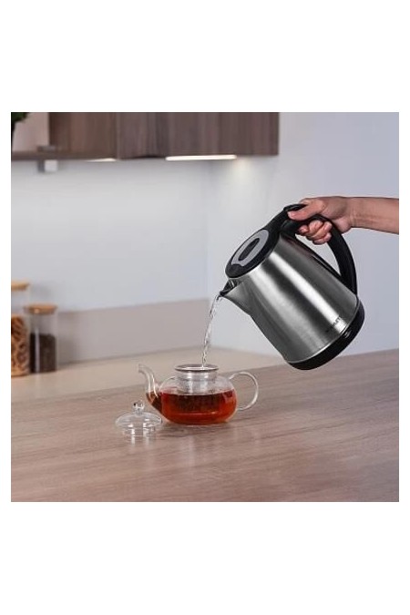 Электрочайник Scarlett SC-EK21S34 (серебристый/черный) 2