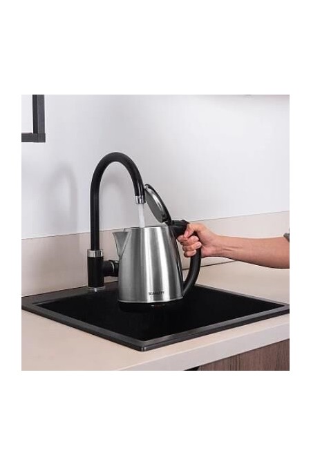 Электрочайник Scarlett SC-EK21S34 (серебристый/черный) 3