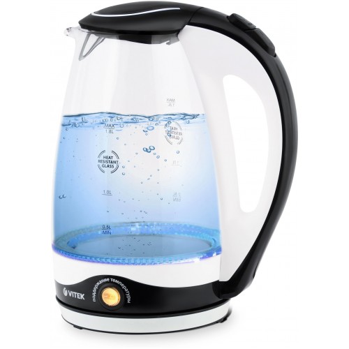 Электрочайник Vitek VT-7027 (черный/белый) 3