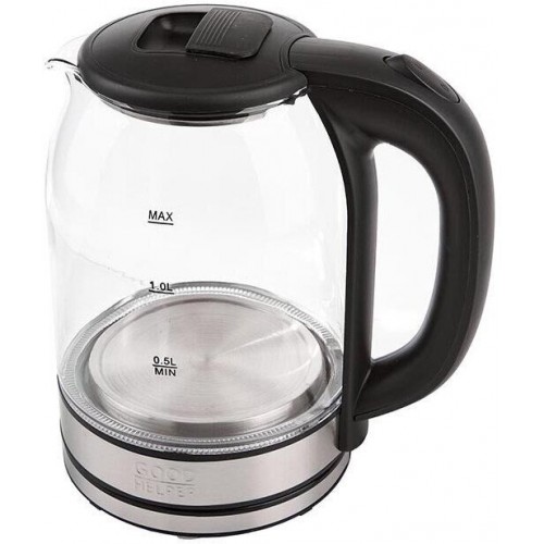 Электрочайник GOODHELPER KG-18B11 (черный/серебристый) 1