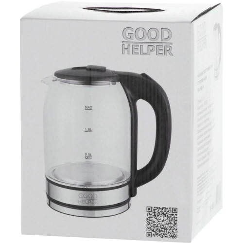 Электрочайник GOODHELPER KG-18B11 (черный/серебристый) 8