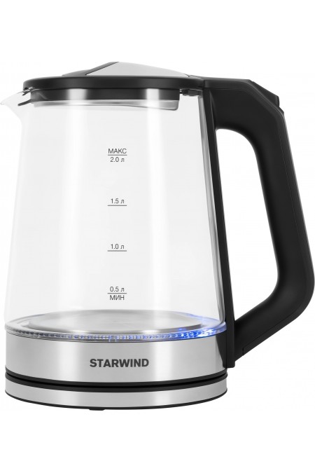 Электрочайник Starwind SKG2112 (черный/серебристый) 1