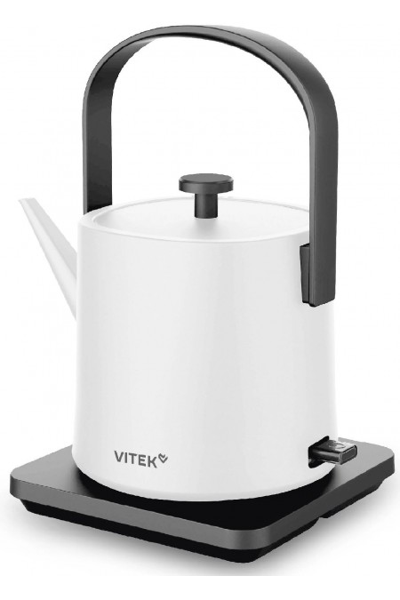 Электрочайник Vitek VT-WK1001 (белый/черный) 
