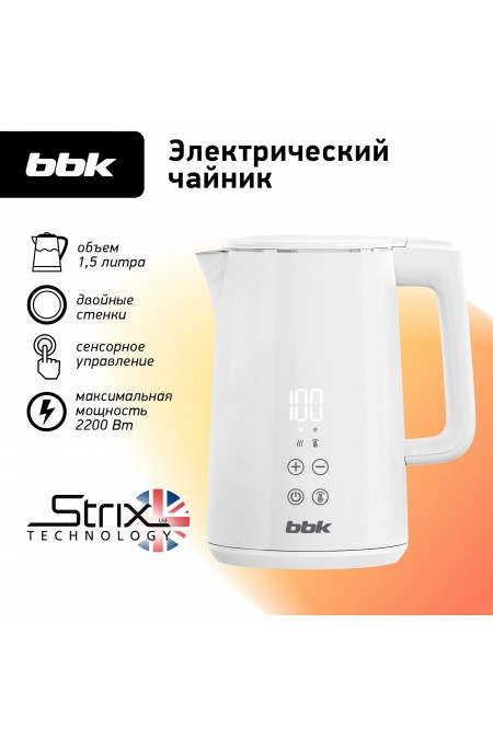 Электрочайник BBK EK1500 (белый) 