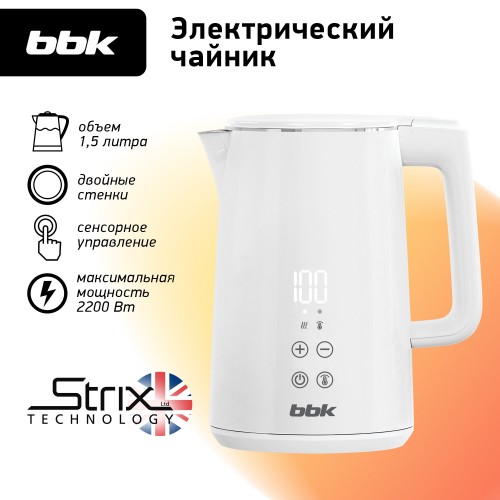 Электрочайник BBK EK1500 (белый) 