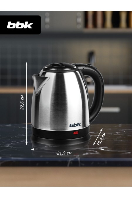 Электрочайник BBK EK1503S (черный/серебристый) 4