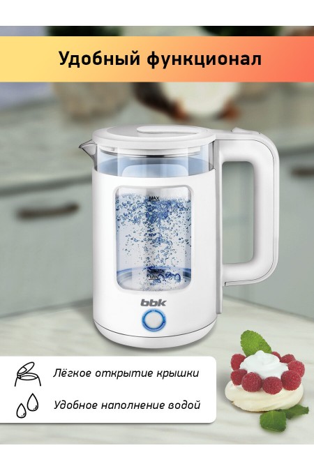 Электрочайник BBK EK1504 (белый) 3