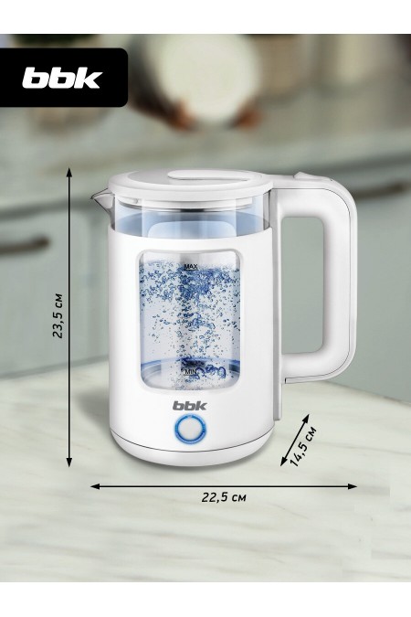Электрочайник BBK EK1504 (белый) 4