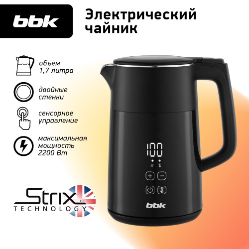 Электрочайник BBK EK1705 (черный) 