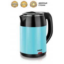 Электрочайник BBK EK1709P (бирюзовый/черный)
