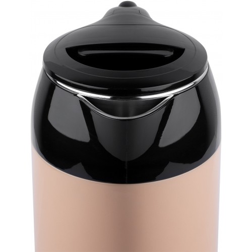 Электрочайник BBK EK1709P (черный/бежевый) 1