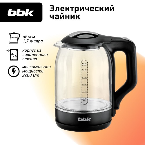 Электрочайник BBK EK1724G (черный) 