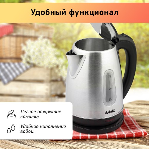Электрочайник BBK EK1761S (серебристый) 5