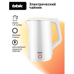 Электрочайник BBK EK1808 (белый)