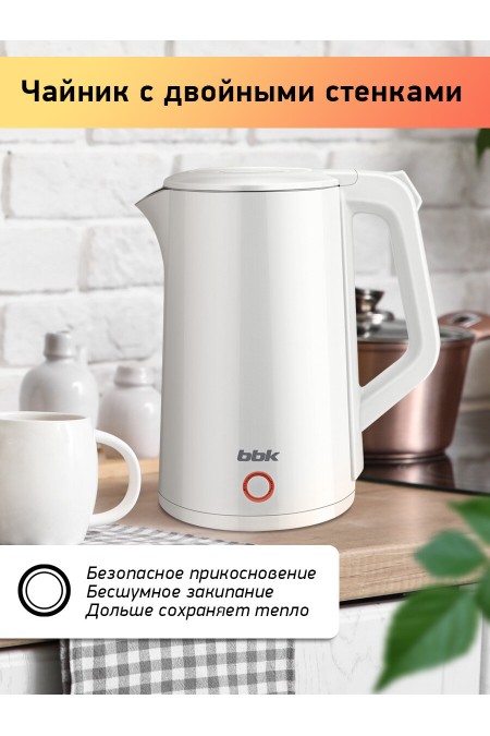 Электрочайник BBK EK1808 (белый) 2