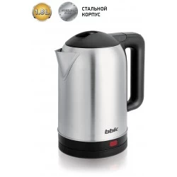 Электрочайник BBK EK1809S (нержавеющая сталь/черный)