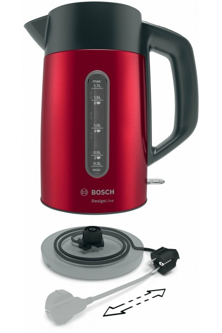 Электрочайник Bosch TWK 4P434 (красный) 1
