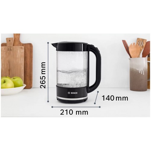 Электрочайник Bosch TWK 70B03 (черный) 4