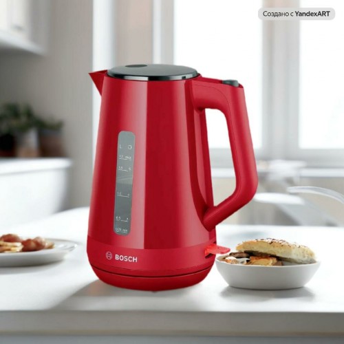 Электрочайник Bosch TWK1M124 (красный) 3