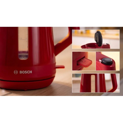 Электрочайник Bosch TWK1M124 (красный) 7