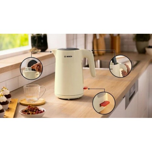 Электрочайник Bosch TWK2M167 (бежевый) 4