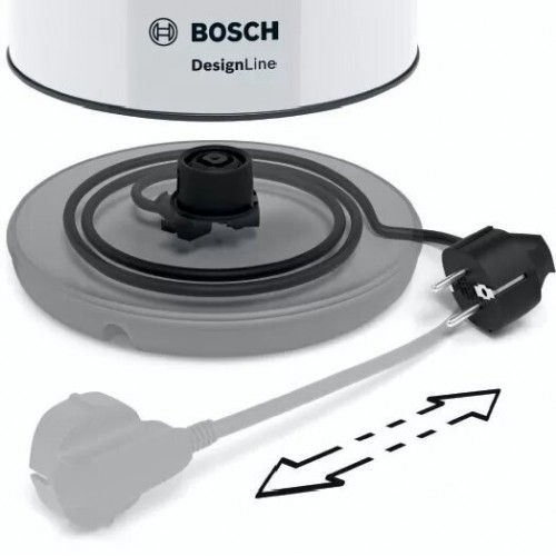 Электрочайник Bosch TWK3P421 (белый/черный) 4