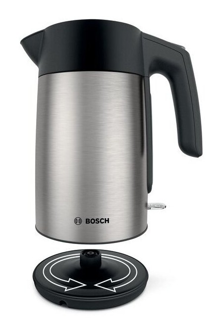 Электрочайник Bosch TWK7L460 (серебристый/черный) 1