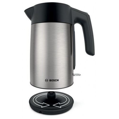 Электрочайник Bosch TWK7L460 (серебристый/черный) 1