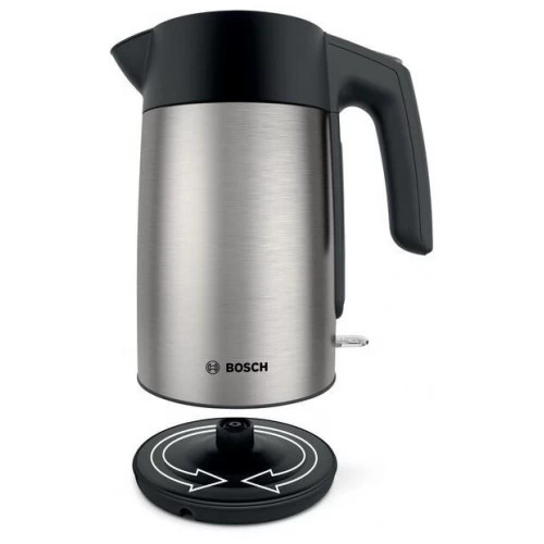 Электрочайник Bosch TWK7L460 (серебристый/черный) 1