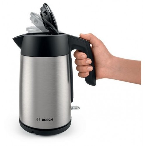 Электрочайник Bosch TWK7L460 (серебристый/черный) 4