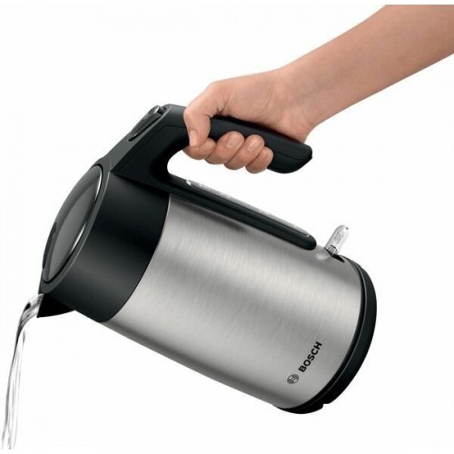 Электрочайник Bosch TWK7L460 (серебристый/черный) 9