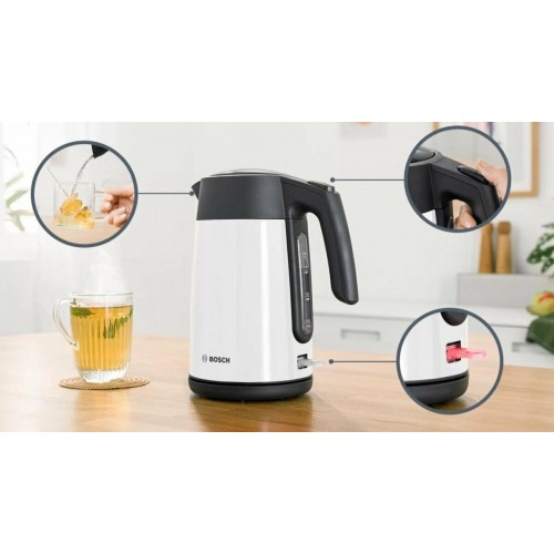 Электрочайник Bosch TWK7L461 (белый/черный) 4