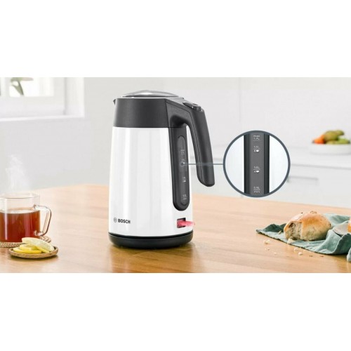 Электрочайник Bosch TWK7L461 (белый/черный) 5