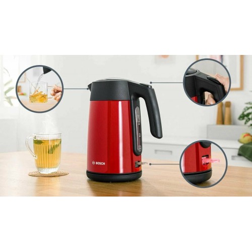 Электрочайник Bosch TWK7L464 (красный) 8