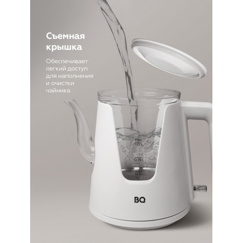 Электрочайник BQ KT0046DW (белый) 3