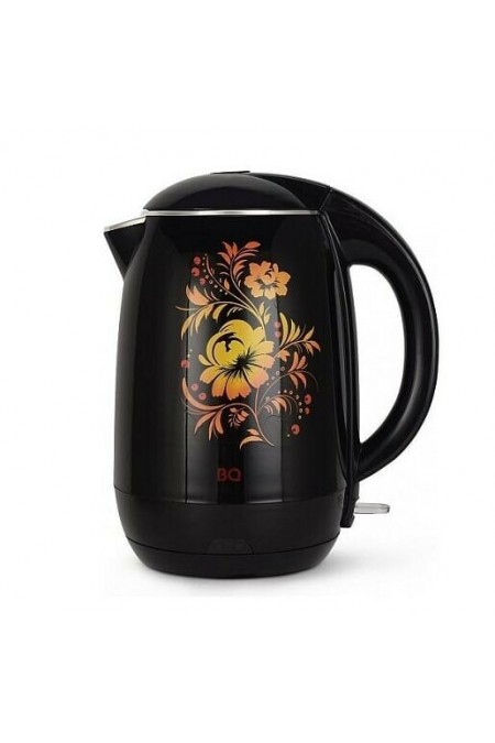 Электрочайник BQ KT1702P (черный/цветы) 