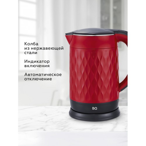 Электрочайник BQ KT1715P (красный/черный) 1
