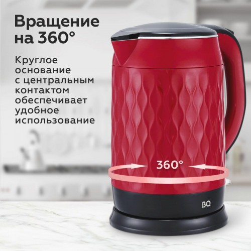 Электрочайник BQ KT1715P (красный/черный) 3