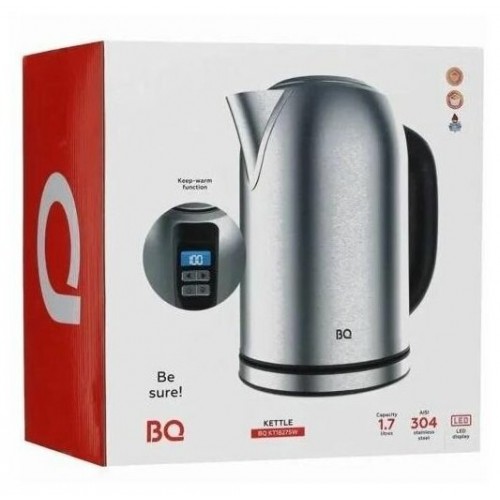 Электрочайник BQ KT1827SW (серебристый/черный) 7