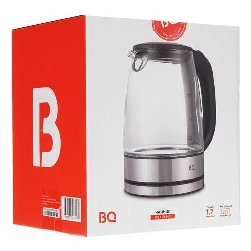 Электрочайник BQ KT1834G (серебристый/черный) 5