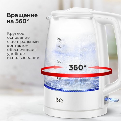 Электрочайник BQ KT1839G (белый) 1