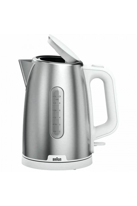 Электрочайник Braun WK 1500WH (серебристый/белый) 