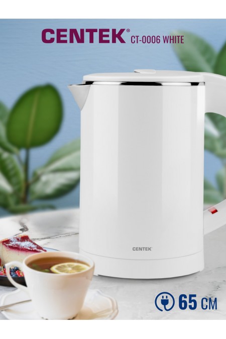 Электрочайник CENTEK CT-0006 (белый) 4